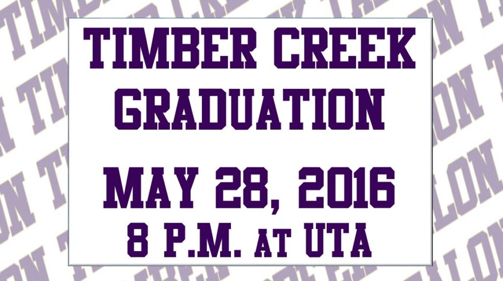 timber creek graduation time