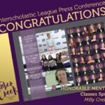 One of the Yearbook pages that placed at ILPC on April 16, 2016.