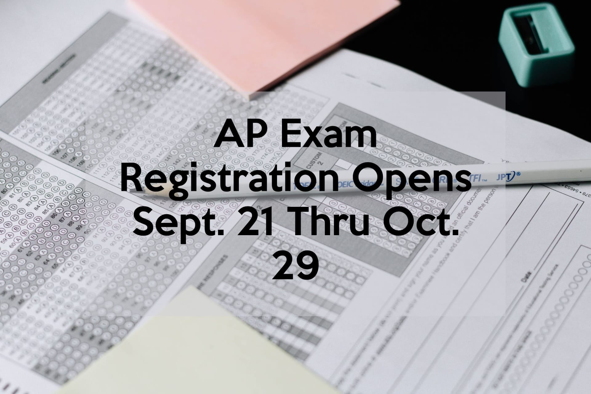 UPDATED: AP Exam Registration is Due Oct. 29 – Timber Creek Talon